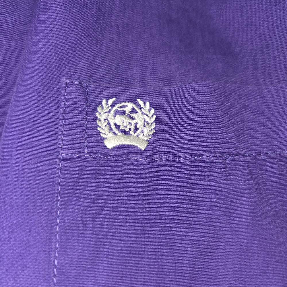 Cinch Men's Bold Purple Western Button Down Shirt 100% Cotton SZ S‎ Casual Rodeo - Picture 5 of 7